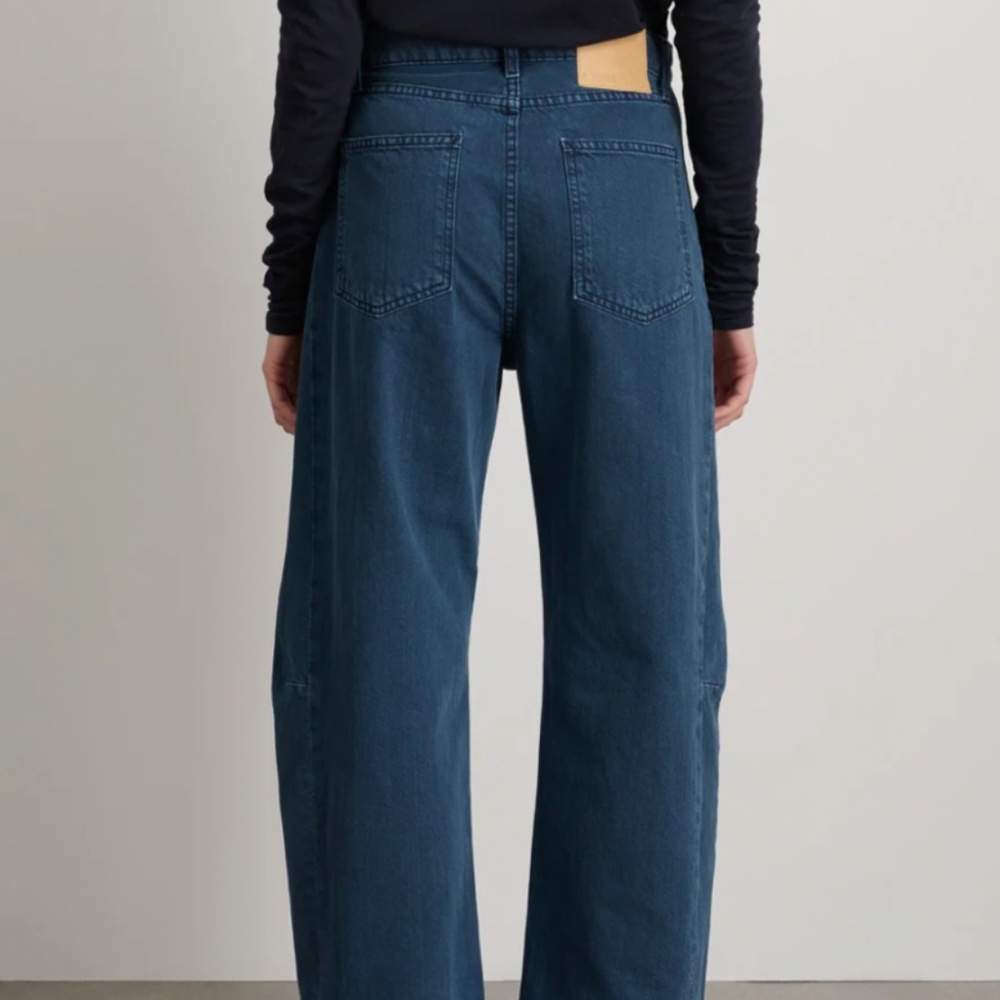 B Sides Lasso Slouchy Wide-Leg Jeans-BLUE BELL OVERDYE-Size 30 - Picture 7 of 7